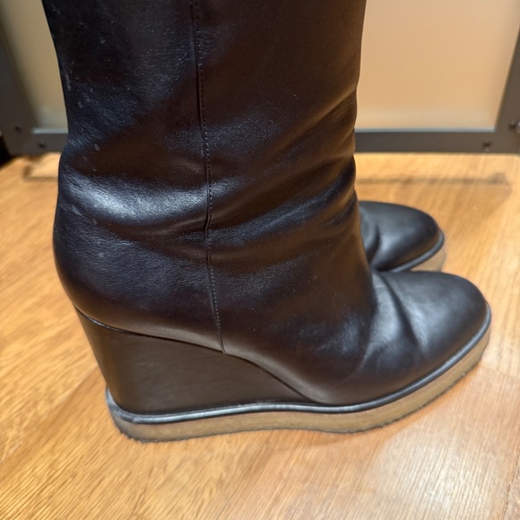 Celine wedges black boots size 39 - Picture 3 of 8